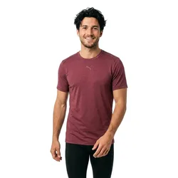 T-shirt à Manches Courtes Cloudspun Ruby Shimmer Heather L
