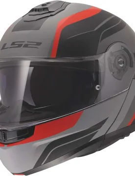 Casco Moto Modulare P/J FF908 STROBE II MONZA Nero Grigi taglia XS - LS2 - FashionsVida