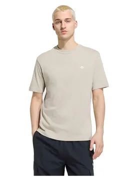 Originals Maglietta A Maniche Corte Trefoil Essentials Khaki Three S - Adidas - FashionsVida
