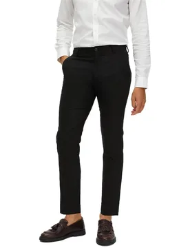 Pantaloni Eleganti Neil Slim Fit Black 52 - Selected - FashionsVida