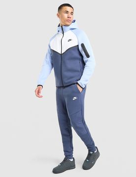 Mens Tech Mix Joggers - Blu, blu blu Uomo taglia L