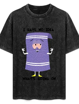 Towelie I Have No Idea What's Going T-Shirt t shirt personalised t shirts for man pack white T-Shirt - Aliexpress - FashionsVida