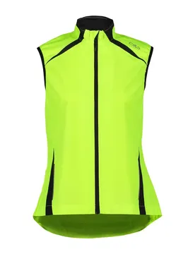 Vest Damen Schlupfjacke, gelb D36