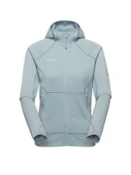 Giacca in pile da donna Taiss Hoodie azzurro L