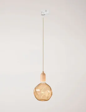 Cables Lampe Suspendue Sans Ampoule Wooden Track Powergear Neutral One Size - Creative - FashionsVida