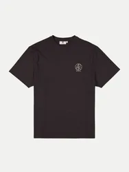 T-Shirt mit Brust- und Rückenprint Schwarz XL