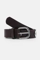 Brown Belt With Metallic Plaques (Size: )