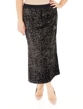 Gonna midi paillettes COLLECTION NERO S