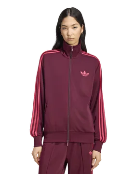 Firebird Women Track Tops - Red - Size S (8-10) - Poly Mesh - Red - Size: Small - Adidas - FashionsVida