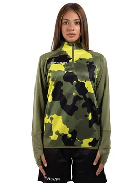 Technisches Militärtrainingsoberteil - Vert - male - Size: 2XL - Givova - FashionsVida