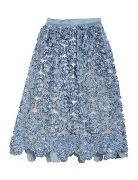 Midi-Rock Damen Azurblau 36 Damen - Maje - FashionsVida