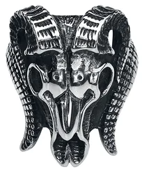 Gothic Ring - Widderschädel - silberfarben - Unisex - unisex