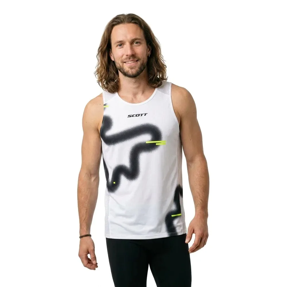 Rc Sleeveless T-shirt White / Black L Men - Scott - FashionsVida