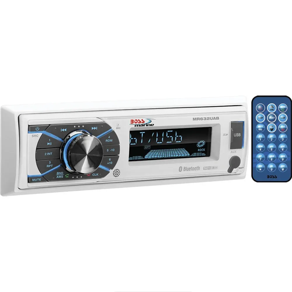 Marine Receiver Bluetooth Am/fm Dig White One Size unisex - Boss Audio - FashionsVida