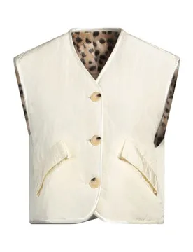 Weste Damen Cremeweiß 1 Damen - forte_forte - FashionsVida