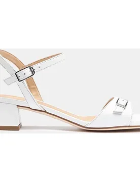 Sandalia de mujer de piel de tacón bloque - Unisa - FashionsVida