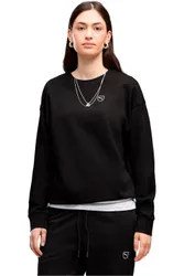Essentials elevated sudadera mujer Negro (S)