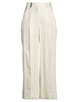 Pantalones Mujer Marfil 38 Mujer