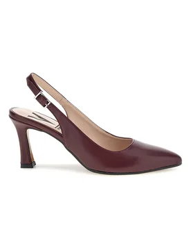 Décolleté bordeaux a punta con cinturino slingback 3703 36 - PITTARELLO VERA - FashionsVida