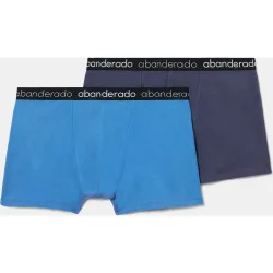 Boxers de tela de hombre de algodón elástico