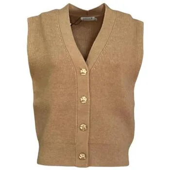 Strickjacken T2104dn_beige Eu S;Eu M Female - Molly Bracken - FashionsVida