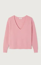 PULL AMPLE MANCHES 3/4 COL ROND female