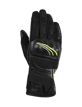 Guanti Moto In Tessuto Helios-R CE Nero Giallo taglia 3XL - HEVIK - FashionsVida