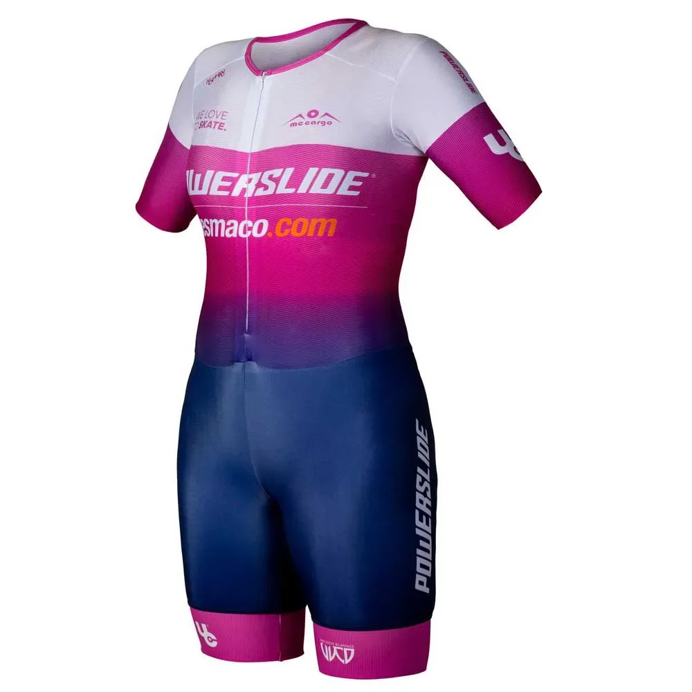 Costume à Manches Courtes Racing Junior Pink 3XS unisex - Powerslide - FashionsVida