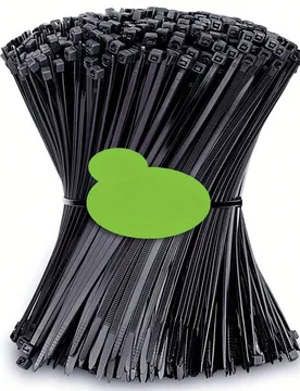Piezas/380 piezas Bridas de nailon duraderas - Bridas de cierre automático para gestión y agrupación de cables, correas de sujeción de plástico p - Shein - FashionsVida
