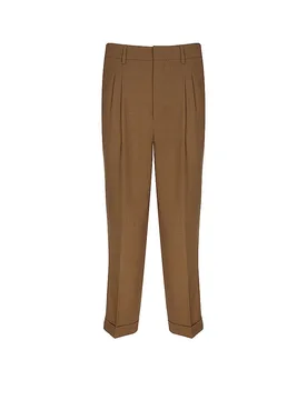 Chino Carrot Fit cammello 38 - AMI PARIS - FashionsVida