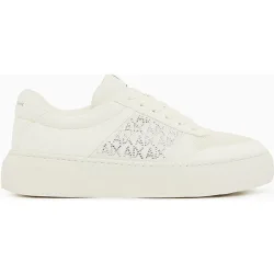 Zapatillas de mujer con plataforma y logo en strass lateral