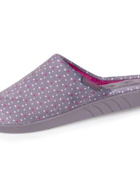 Chaussons mules Pois Violet pois 39