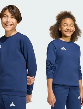 Maglia Entrada 26 Sweat Bambini 15-16A Team Navy Blue 2 / White - Adidas - FashionsVida