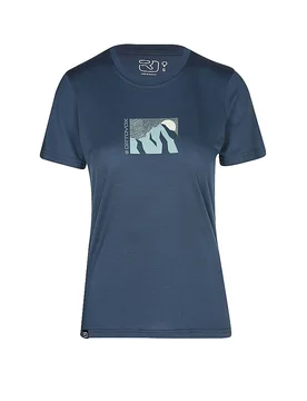 Camiseta funcional de mujer 120 Cool Tec MTN Sun azul oscuro XS - Ortovox - FashionsVida