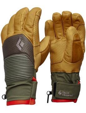 Freeride Handschuhe aus PrimaLoft® und aus GORE-TEX Impulse Gloves Beeswax Walnut für Herren aus Leder Größe S Gelb
