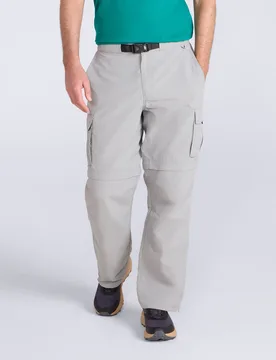 Camp Cargo Mens Zip-Off Pants - Grey - Grey - Size: W38 - EMS - FashionsVida