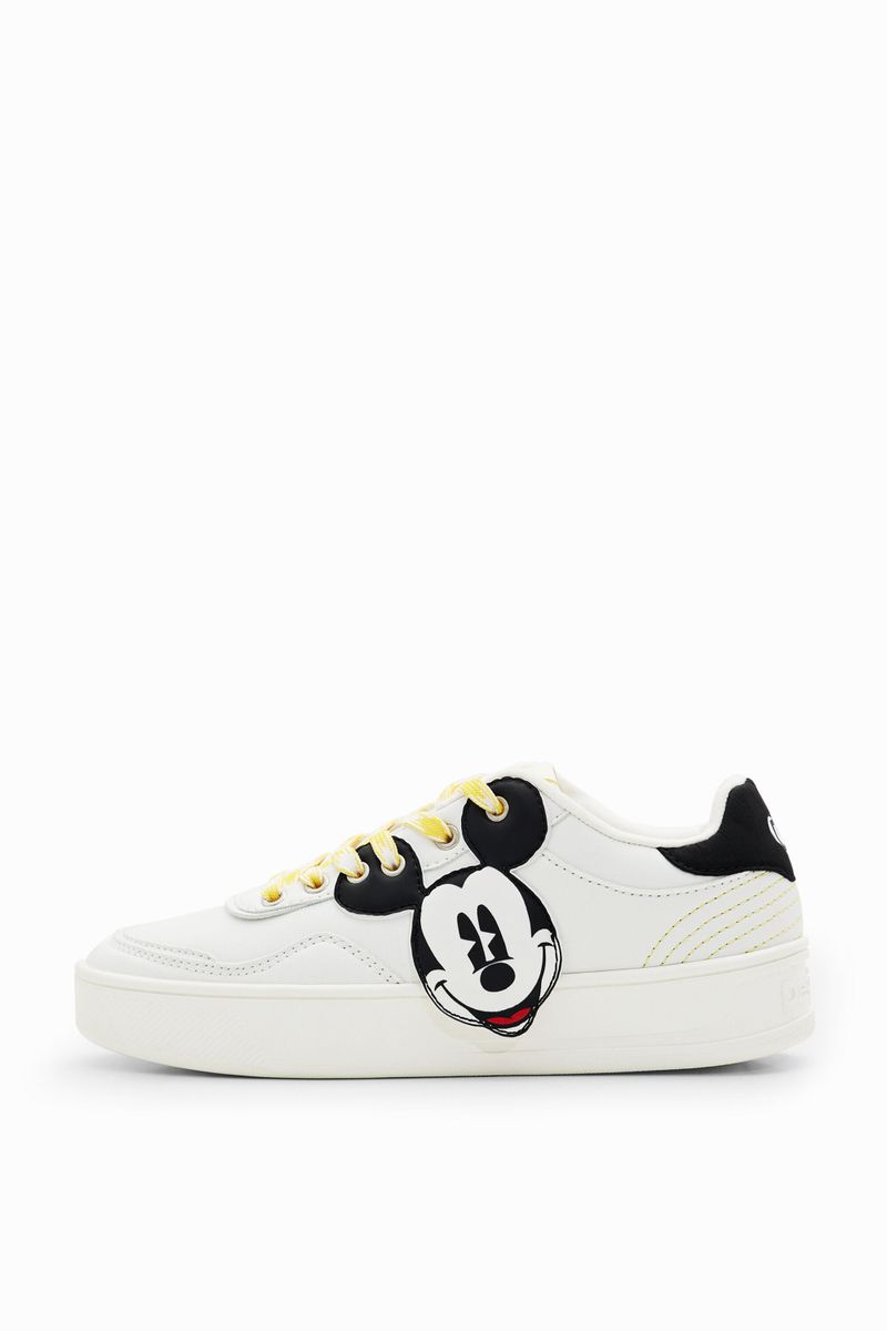 Baskets rétro Mickey Mouse, Blanc, 36