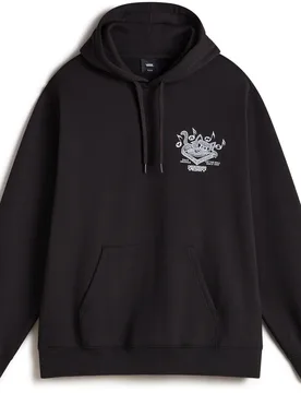 Scratched records sudadera hombre Negro (XL) - Vans - FashionsVida