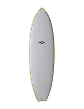 Planche De Surf Elements Fish 7´2´´ Green 218.4 cm unisex - NSP - FashionsVida
