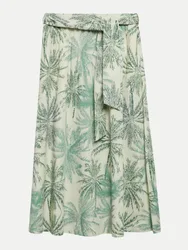 BLACK LABEL Rock mit Floralmuster Grün 36