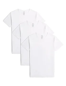 Couche De Base à Manches Courtes D29456-01 3 Unités Bright White M - G-Star - FashionsVida