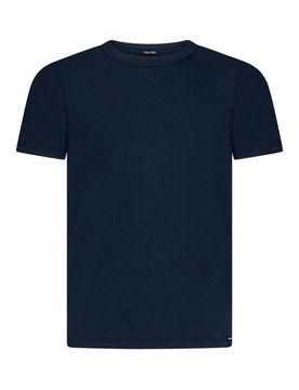 T-shirt girocollo in Jersey di cotone