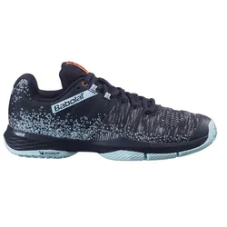 Sensa Padel Shoes Black / Tanager Turquoise UK 4.5