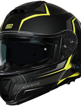 Casco Moto Modulare P/J LOGIC + BT PATH Gial taglia XL