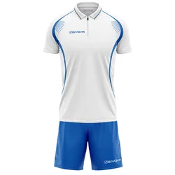 Ensemble à Manches Courtes Easy White / Light Blue 3XL Homme