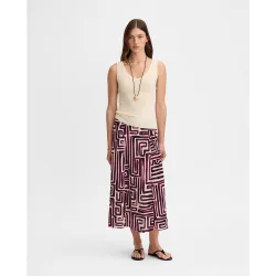 Simorra - Falda estampada midi