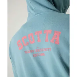 Sudadera de hombre azul con capucha