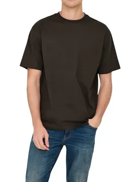 Herren T-Shirt Braun 496356