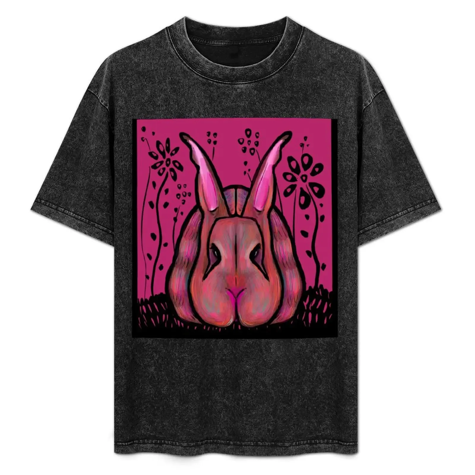Bunny T-Shirt Large Size Basic Casual T-Shirt - Aliexpress - FashionsVida