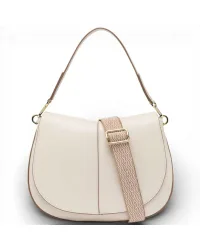Borsa Helena Round Donna Marble in Pelle
